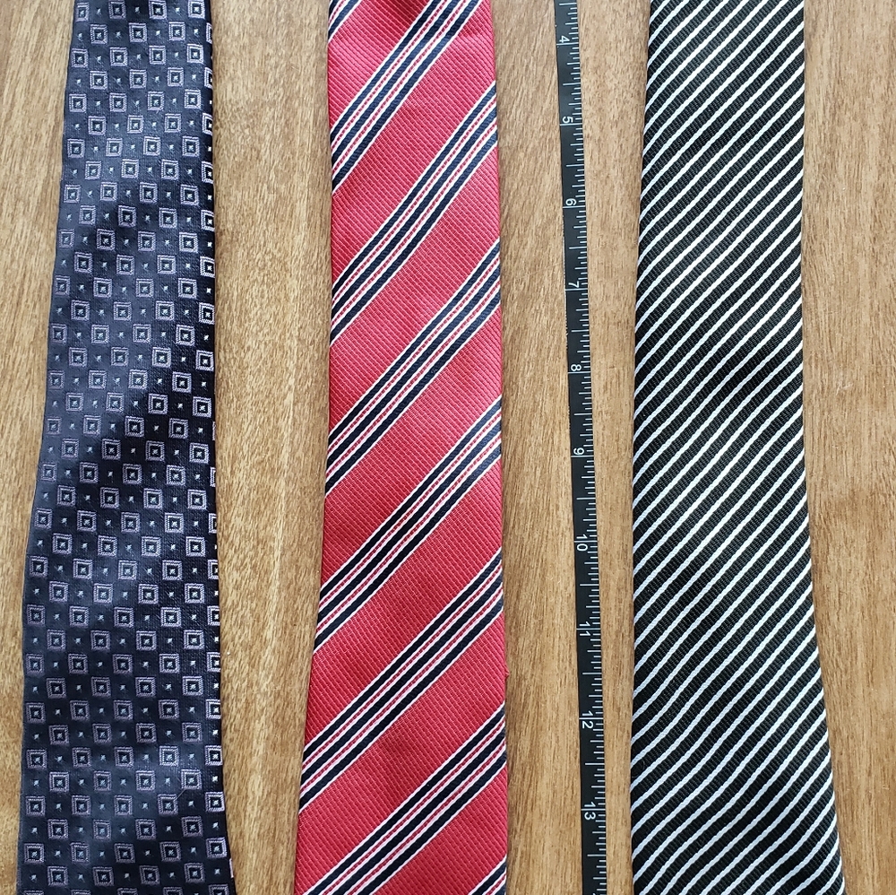 Boys clip on ties (15 inches)